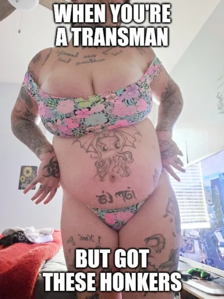 Thick, Tatted, Androgynous avatar