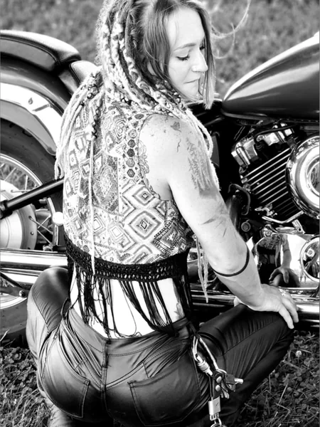 Goddess biker