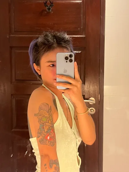 Little tattoo girl