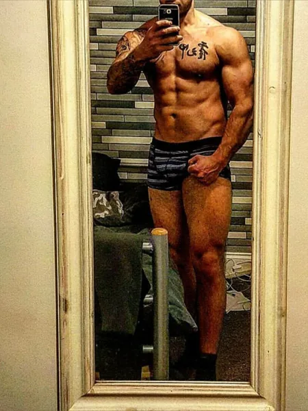 Military muscle man