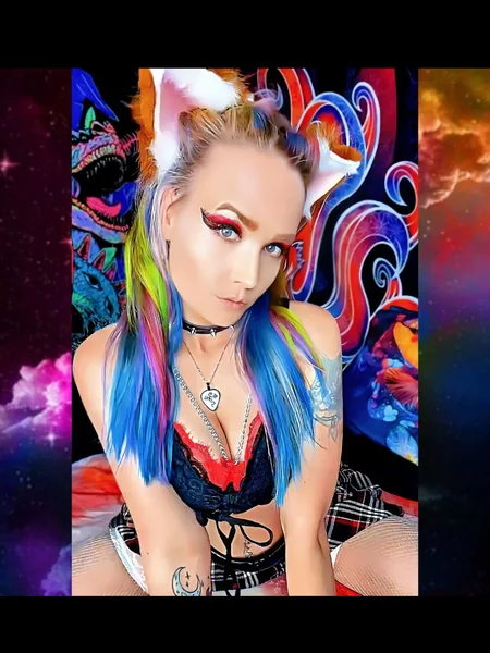 Rainbow Kitsune