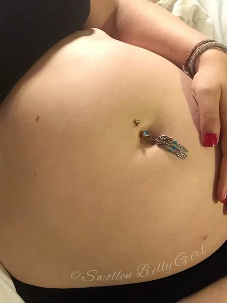 Swollen Belly Girl